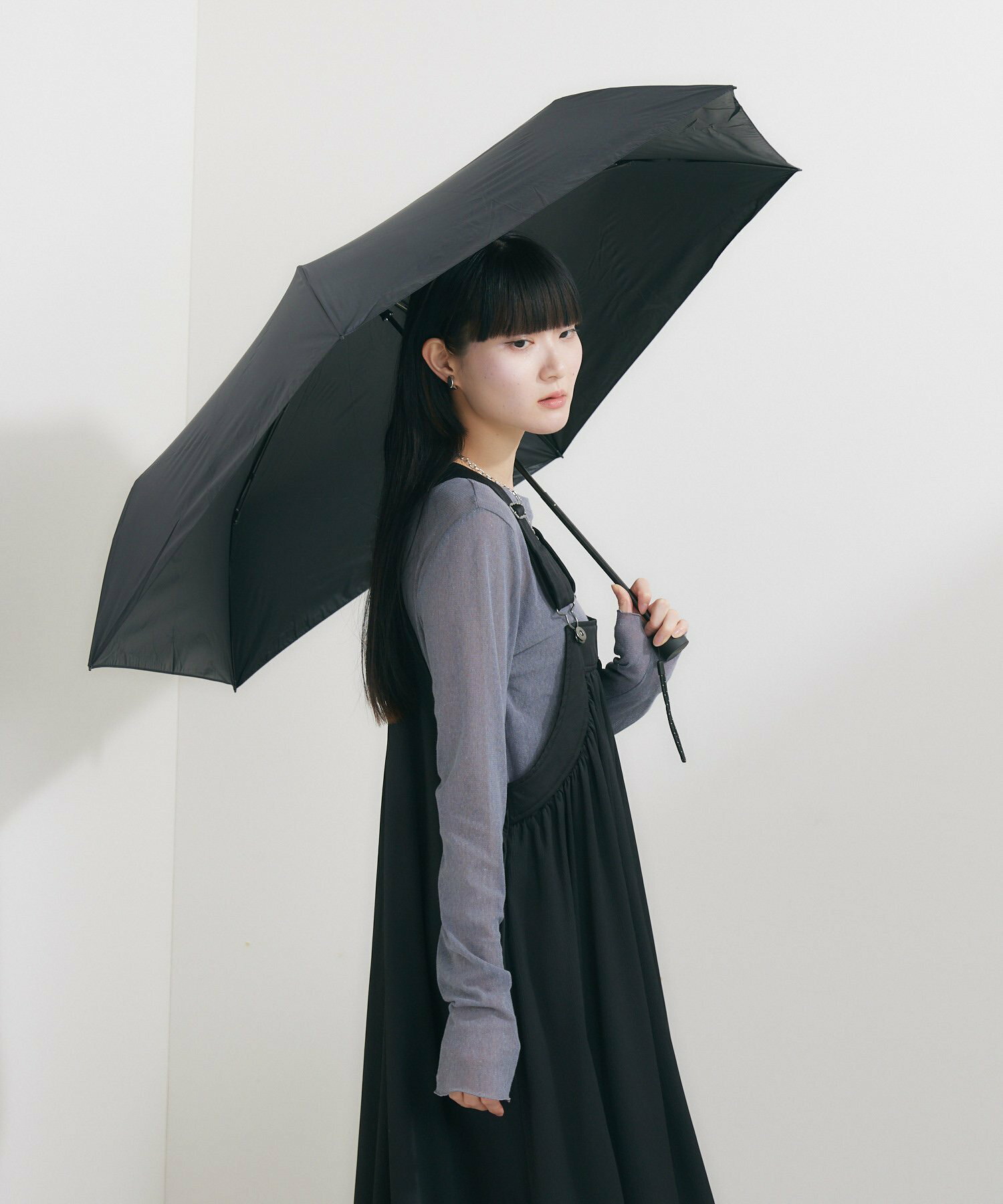 Paradise Picnic/U-DAY【男女兼用】オールウェザーライトプレーンミニ 晴雨兼用日傘